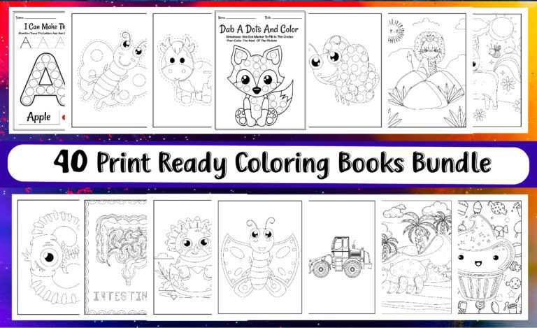 40-Print-Ready-Coloring-Books-Bundle-1380-Pages-